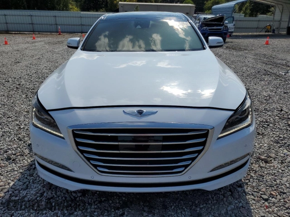 2016 Hyundai Genesis 3.8L with VIN KMHGN4JE3GU137580, listed as a Copart auction lot 70506344 with 75,158 mi miles and Salvage Title. Bid and sale history available at carsss.com. Image 5.