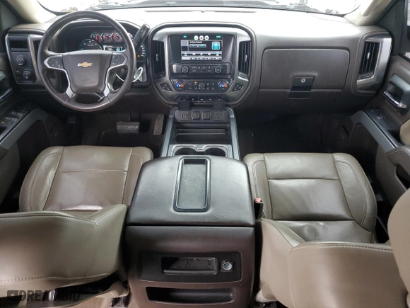 2015 Chevrolet Silverado 1500 LTZ with VIN 3GCUKSEJ5FG363665, listed as a Copart auction lot 86437574 with 122,824 mi miles and Salvage Title. Bid and sale history available at carsss.com. Image 8.
