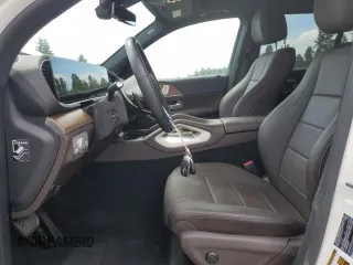 2021 Mercedes-Benz GLE 350 with VIN 4JGFB4KE5MA424077, listed as a Copart auction lot 58369235 with 21,237 mi miles and Salvage title. Bid and sale history available at DreamBid. Image 7.