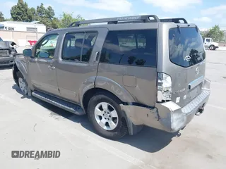 2006 Nissan Pathfinder SE with VIN 5N1AR18UX6C661562, listed as a IAAI auction lot 42061847 with 103,515 mi miles. Bid and sale history available at carsss.com. Image 3.