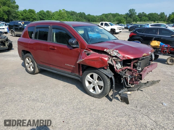 2016 Jeep Compass Sport with VIN 1C4NJDBB3GD722882, listed as a Copart auction lot 62368765 with Not provided miles and Salvage title. Bid and sale history available at DreamBid. Image 4.