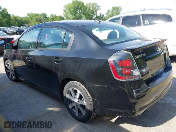 2012 Nissan Sentra SR with VIN 3N1AB6AP3CL725258, listed as a IAAI auction lot 42208967 with 124,813 mi miles and . Bid and sale history available at DreamBid. Image 3.