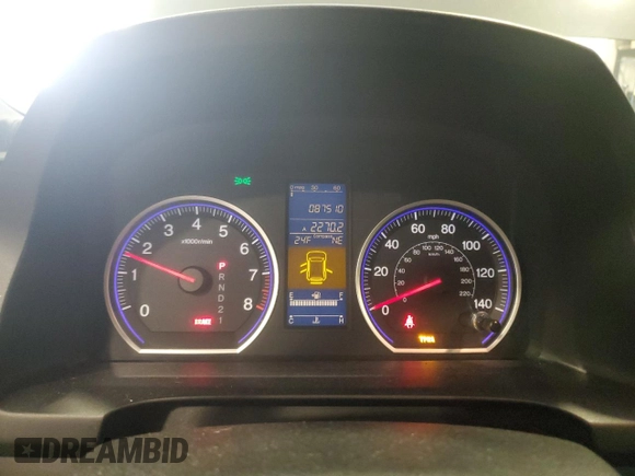 2011 Honda CR-V EX-L with VIN 5J6RE3H74BL036734, listed as a Copart auction lot 45903165 with 87,510 mi miles and Salvage Title. Bid and sale history available at carsss.com. Image 9.