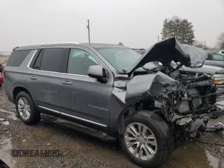 2022 GMC Yukon SLT with VIN 1GKS2BKD5NR200796, listed as a Copart auction lot 42435585 with 58,818 mi miles and Salvage Title. Bid and sale history available at carsss.com. Image 4.