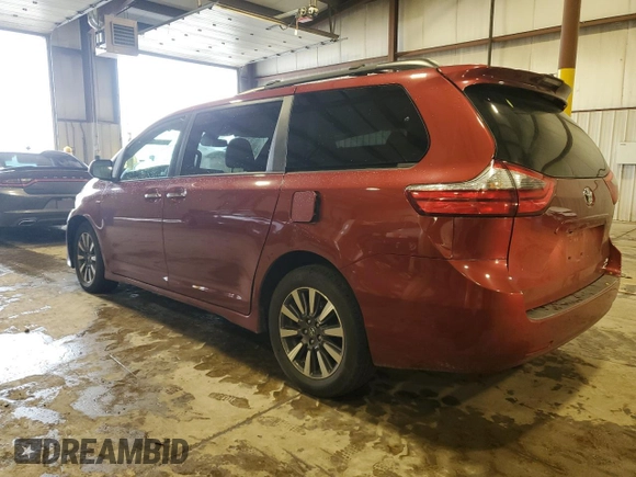 2020 Toyota Sienna XLE with VIN 5TDDZ3DC8LS236152, listed as a Copart auction lot 62681965 with 99,671 mi miles and Salvage title. Bid and sale history available at DreamBid. Image 2.