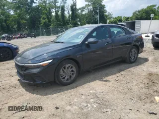 2024 Hyundai Elantra SEL with VIN KMHLM4DG0RU673677, listed as a Copart auction lot 63467435 with 46,996 mi miles and Non repairable. Bid and sale history available at DreamBid. Image 1.