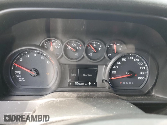 2020 Chevrolet Silverado 1500 with VIN 1GCPYBEK1LZ235441, listed as a Copart auction lot 54127055 with 137,809 mi miles and Salvage Title. Bid and sale history available at DreamBid. Image 9.