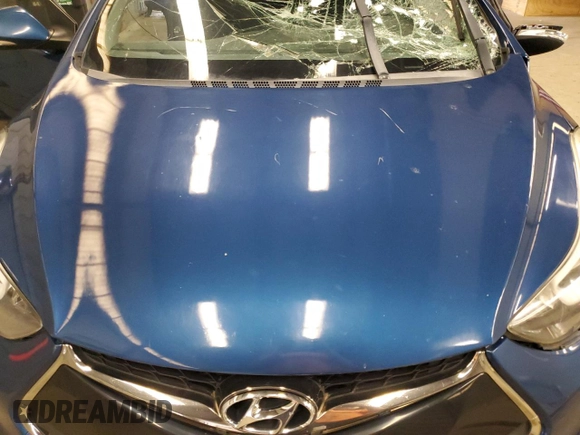 2014 Hyundai Elantra Coupe with VIN KMHDH6AH4EU028624, listed as a Copart auction lot 56992494 with 0 mi miles and Salvage Title. Bid and sale history available at carsss.com. Image 11.