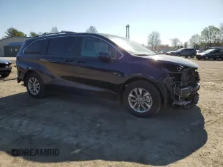 2024 Toyota Sienna LE z VIN 5TDBSKFC4RS136089, wystawiony jako Copart lot #52111725 z przebiegiem 9 412 mil mil oraz Szkoda całkowita • Salvage title. Historia ofert i sprzedaży dostępna na DreamBid. Obrazek 4.