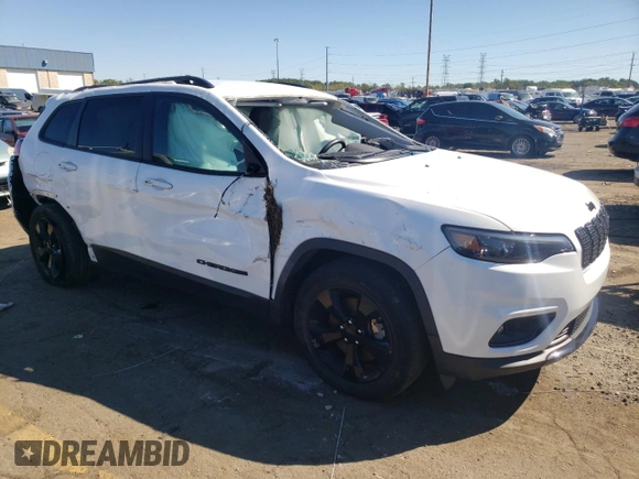 2020 Jeep Cherokee Altitude with VIN 1C4PJMLB4LD536737, listed as a Copart auction lot 73999964 with 25,610 mi miles and Salvage Title. Bid and sale history available at carsss.com. Image 4.