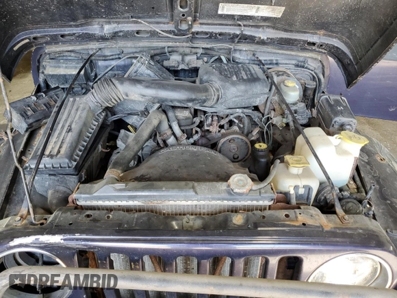 1998 Jeep Wrangler SE with VIN 1J4FY29P4WP792159, listed as a Copart auction lot 73400054 with 0 mi miles and Salvage Title. Bid and sale history available at carsss.com. Image 12.