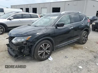 2017 Nissan Rogue SV with VIN 5N1AT2MV5HC731011, listed as a Copart auction lot 61387315 with 48,995 mi miles and Salvage title. Bid and sale history available at DreamBid. Image 1.