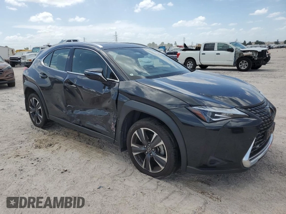 2022 Lexus UX with VIN JTHX3JBH0N2051278, listed as a Copart auction lot 61441804 with 34,317 mi miles and Salvage Title. Bid and sale history available at carsss.com. Image 4.