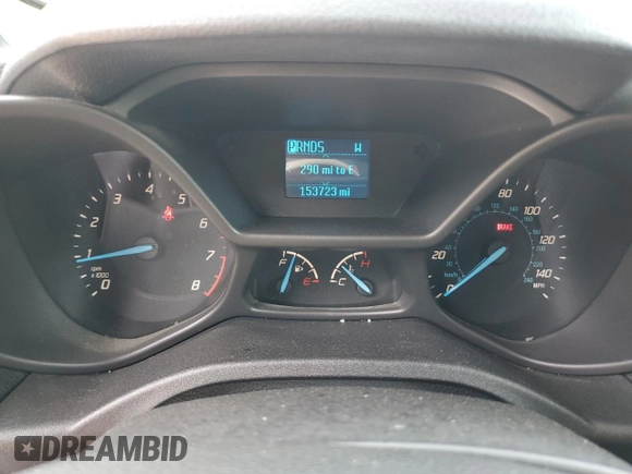 2015 Ford Transit Connect XLT with VIN NM0LS6F71F1188073, listed as a Copart auction lot 60956325 with 153,723 mi miles and Salvage title. Bid and sale history available at DreamBid. Image 9.