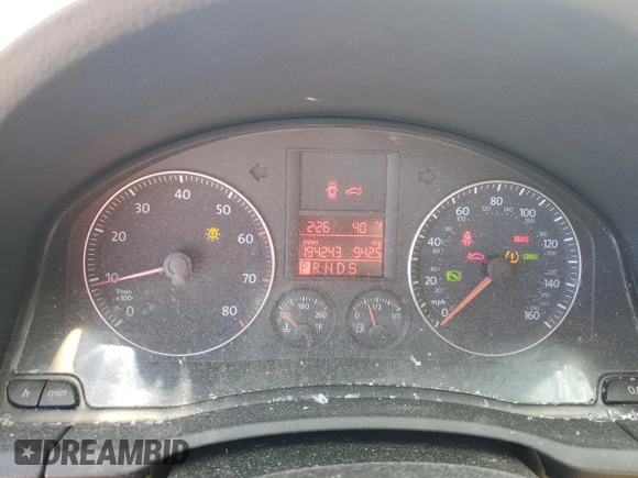 2007 Volkswagen Jetta 2.5 with VIN 3VWSF71K37M045504, listed as a Copart auction lot 46097765 with 194,243 mi miles and Salvage title. Bid and sale history available at DreamBid. Image 9.