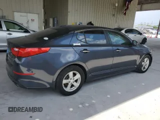 2015 Kia Optima LX with VIN KNAGM4A79F5604807, listed as a Copart auction lot 50052785 with 126,623 mi miles and Salvage Title. Bid and sale history available at DreamBid. Image 3.