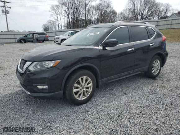 2017 Nissan Rogue SV with VIN 5N1AT2MV8HC897457, listed as a Copart auction lot 47110605 with 122,513 mi miles and Salvage Title. Bid and sale history available at carsss.com. Image 1.