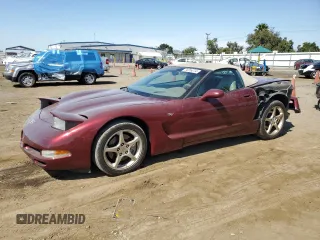 2003 Chevrolet Corvette with VIN 1G1YY32G635115712, listed as a Copart auction lot 74316274 with 99,890 mi miles and Salvage Title. Bid and sale history available at carsss.com. Image 1.