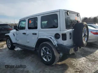 2022 Jeep Wrangler Unlimited Sahara z VIN 1C4HJXEN4NW254182, wystawiony jako Copart lot #45966425 z przebiegiem Nie podano mil oraz Szkoda całkowita • Salvage title. Historia ofert i sprzedaży dostępna na DreamBid. Obrazek 2.