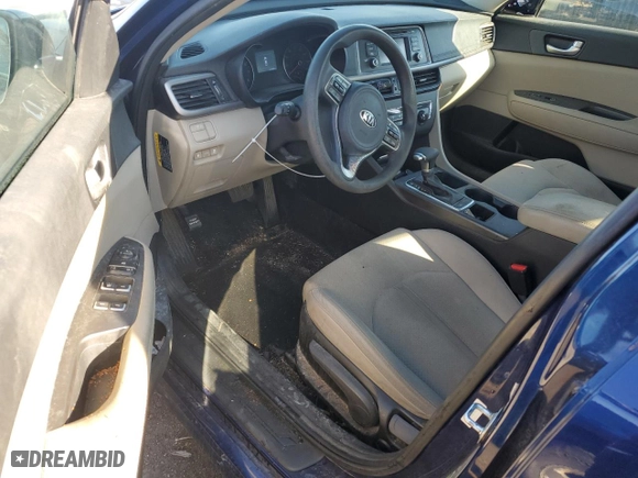 2017 Kia Optima LX with VIN 5XXGT4L3XHG146435, listed as a Copart auction lot 82684044 with 124,468 mi miles and Non Repairable. Bid and sale history available at carsss.com. Image 8.