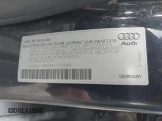 2003 Audi A4 1.8T with VIN WAULC68E93A137540, listed as a IAAI auction lot 42138092 with 194,935 mi miles. Bid and sale history available at carsss.com. Image 9.