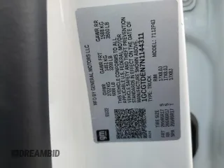 2022 Chevrolet Colorado 4WD Z71 z VIN 1GCGTDEN7N1144311, wystawiony jako Copart lot #51980395 z przebiegiem 47 893 mil mil oraz Szkoda całkowita • Salvage title. Historia ofert i sprzedaży dostępna na DreamBid. Obrazek 12.