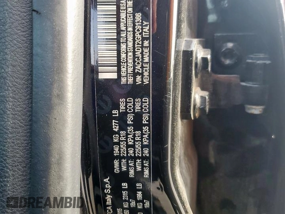 2016 Jeep Renegade Limited с VIN ZACCJADT2GPC91366, выставлен на аукционе Copart как лот 63484595 с пробегом 142 390 миль миль и Чистый • Clean title. История ставок и продаж доступна на DreamBid. Изображение 12.