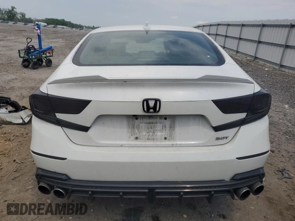 2020 Honda Accord EX-L with VIN 1HGCV2F55LA014957, listed as a Copart auction lot 55217755 with 60,218 mi miles and Salvage title. Bid and sale history available at DreamBid. Image 6.
