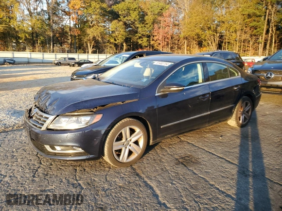 2014 Volkswagen CC R-Line with VIN WVWBP7AN5EE534273, listed as a Copart auction lot 81482754 with 50,669 mi miles and Salvage Title. Bid and sale history available at carsss.com. Image 1.