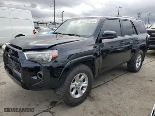 2021 Toyota 4Runner SR5 with VIN JTEEU5JR7M5247640, listed as a Copart auction lot 44445845 with 81,958 mi miles and Salvage Title. Bid and sale history available at carsss.com. Image 1.