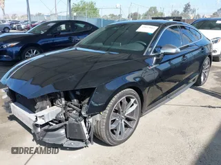 2019 Audi S5 Sportback Premium Plus z VIN WAUB4CF50KA090648, wystawiony jako IAAI lot #42073002 z przebiegiem 39 185 mil mil oraz . Historia ofert i sprzedaży dostępna na DreamBid. Obrazek 2.