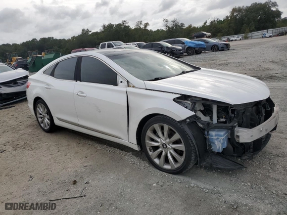 2015 Hyundai Azera Limited with VIN KMHFH4JG1FA483163, listed as a Copart auction lot 73277024 with 122,208 mi miles and Salvage Title. Bid and sale history available at carsss.com. Image 4.