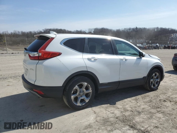 2019 Honda CR-V EX with VIN 2HKRW2H52KH668745, listed as a Copart auction lot 48679375 with 116,576 mi miles and Salvage Title. Bid and sale history available at DreamBid. Image 3.
