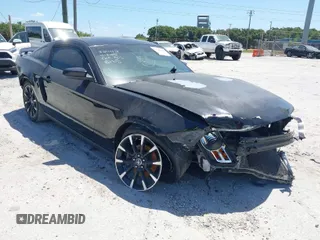 2012 Ford Mustang V6 Premium with VIN 1ZVBP8AM3C5260028, listed as a IAAI auction lot 39198491 with 182,331 mi miles. Bid and sale history available at carsss.com. Image 1.