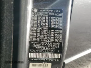 2005 Land Rover Range Rover with VIN SALMF11455A197801, listed as a Copart auction lot 75742914 with 157,851 mi miles and Salvage title. Bid and sale history available at DreamBid. Image 13.