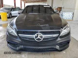 2017 Mercedes-Benz C 63 S AMG with VIN WDDWJ8HB7HF444373, listed as a Copart auction lot 47500484 with 44,881 mi miles and . Bid and sale history available at carsss.com. Image 5.