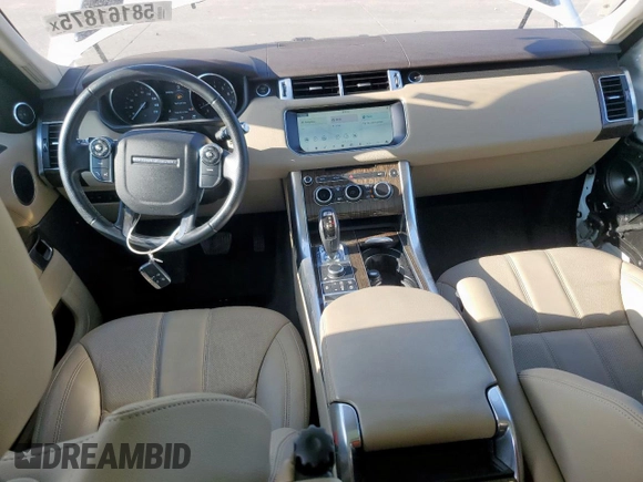 2017 Land Rover Range Rover Sport SE с VIN SALWG2FV5HA670467, выставлен на аукционе Copart как лот 58161875 с пробегом 34 840 миль миль и Списание • Salvage title. История ставок и продаж доступна на DreamBid. Изображение 8.