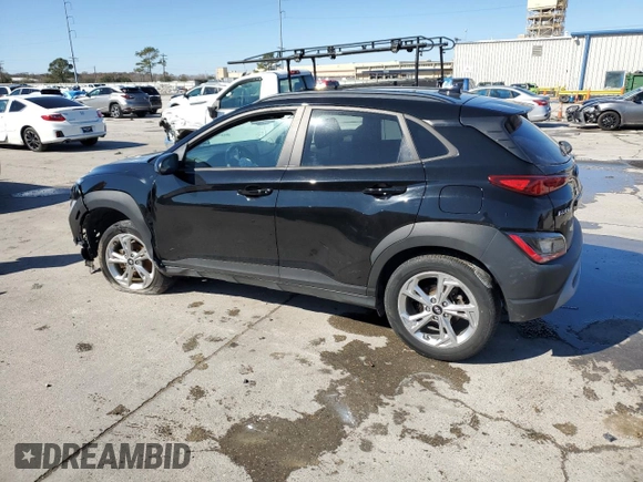 2022 Hyundai Kona SEL with VIN KM8K62AB0NU912402, listed as a Copart auction lot 41849515 with 68,713 mi miles and Salvage Title. Bid and sale history available at carsss.com. Image 2.