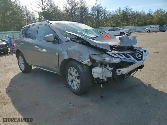 2012 Nissan Murano SV with VIN JN8AZ1MW9CW208639, listed as a Copart auction lot 70417564 with 0 mi miles and Salvage Title. Bid and sale history available at carsss.com. Image 12.