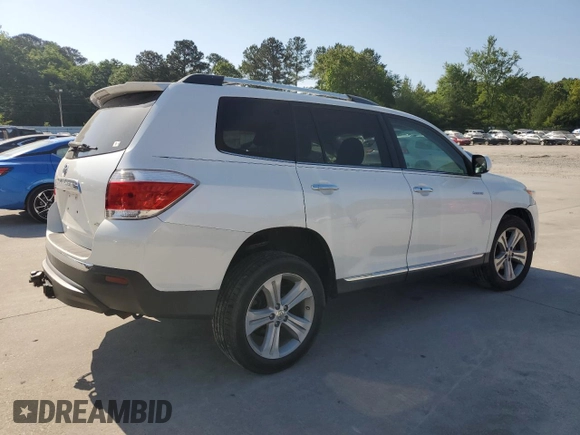2012 Toyota Highlander Limited with VIN 5TDDK3EH4CS157298, listed as a Copart auction lot 55071475 with 169,477 mi miles and Salvage title. Bid and sale history available at DreamBid. Image 3.