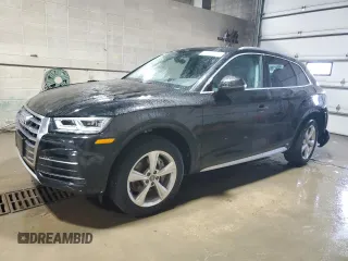 2020 Audi Q5 Premium Plus with VIN WA1BNAFY8L2012963, listed as a Copart auction lot 60054365 with 19,504 mi miles and Salvage title. Bid and sale history available at DreamBid. Image 1.