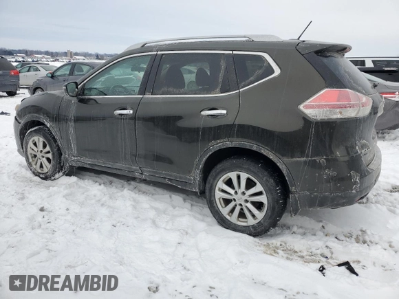 2015 Nissan Rogue SL with VIN 5N1AT2MV2FC830513, listed as a Copart auction lot 45189045 with Not Provided miles and Salvage Title. Bid and sale history available at carsss.com. Image 2.