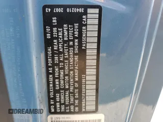 2008 Volkswagen Eos Turbo с VIN WVWBA71FX8V019512, выставлен на аукционе Copart как лот 59273505 с пробегом 149 831 миль миль и Списание • Salvage title. История ставок и продаж доступна на DreamBid. Изображение 12.