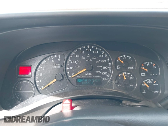 2001 Chevrolet Tahoe LS with VIN 1GNEK13T41J278818, listed as a IAAI auction lot 42125186 with 243,319 mi miles. Bid and sale history available at carsss.com. Image 7.