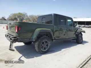 2023 Jeep Gladiator Freedom with VIN 1C6HJTAG9PL543165, listed as a Copart auction lot 47761235 with 43,614 mi miles and Salvage title. Bid and sale history available at DreamBid. Image 3.