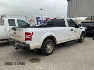 2018 Ford F-150 XL with VIN 1FTMF1CB6JKF27579, listed as a IAAI auction lot 41967703 with 142,410 mi miles. Bid and sale history available at carsss.com. Image 1.