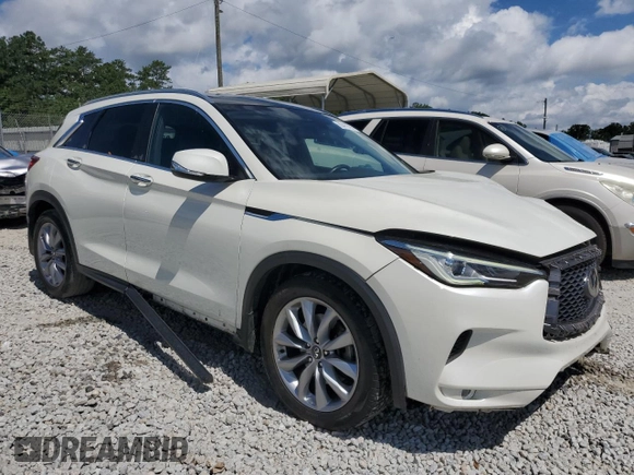 2020 Infiniti QX50 Sensory z VIN 3PCAJ5M39LF108299, wystawiony jako Copart lot #65419795 z przebiegiem 59 629 mil mil oraz Szkoda całkowita • Salvage title. Historia ofert i sprzedaży dostępna na DreamBid. Obrazek 4.