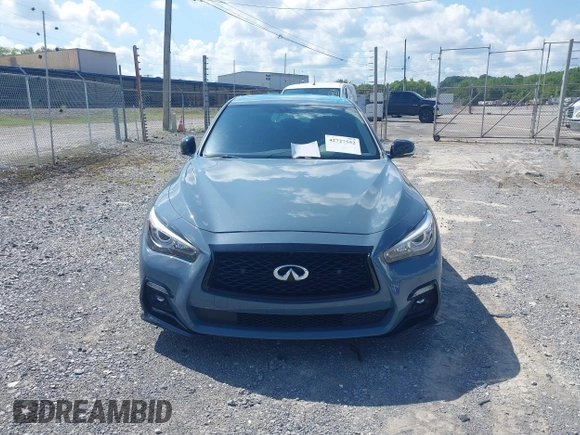2022 Infiniti Q50 Red Sport 400 z VIN JN1FV7DP5NM370262, wystawiony jako IAAI lot #42727552 z przebiegiem 58 430 mil mil oraz . Historia ofert i sprzedaży dostępna na DreamBid. Obrazek 11.