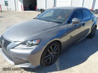 2015 Lexus IS 350 with VIN JTHBE1D21F5019906, listed as a IAAI auction lot 41484147 with 84,249 mi miles. Bid and sale history available at carsss.com. Image 2.