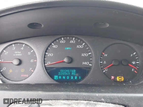 2006 Chevrolet Impala LT 3.9L with VIN 2G1WC581269149870, listed as a IAAI auction lot 41437283 with 228,569 mi miles and . Bid and sale history available at DreamBid. Image 7.